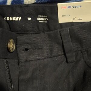 Old Navy Dark Blue High-Rise Skinny Pants